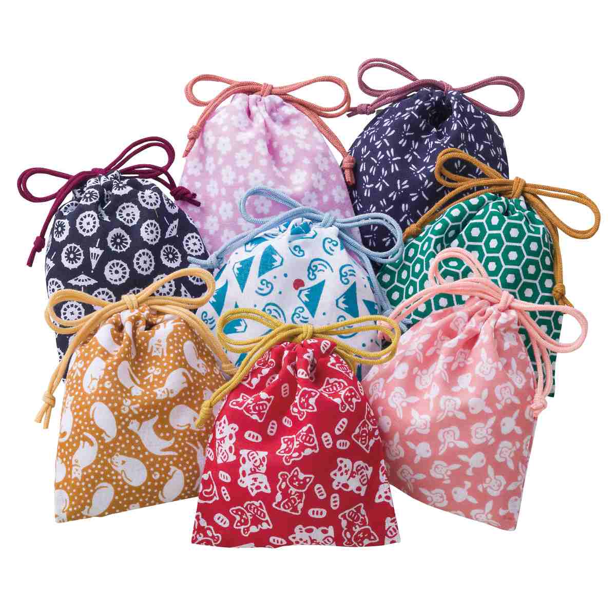 80個 こもん巾着