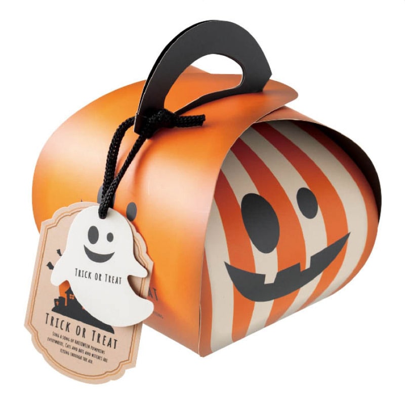 【10枚】バッグ型ギフトボックス パンプキンハロウィン