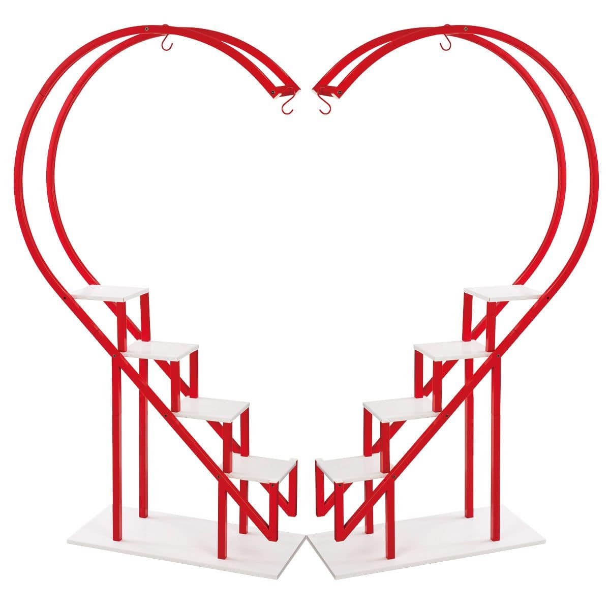 ハート型ディスプレイラック