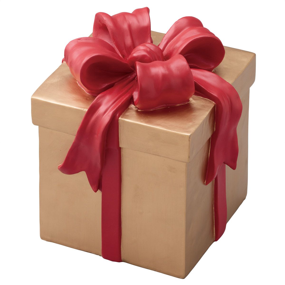 クリスマスボックスモチーフ ゴールド