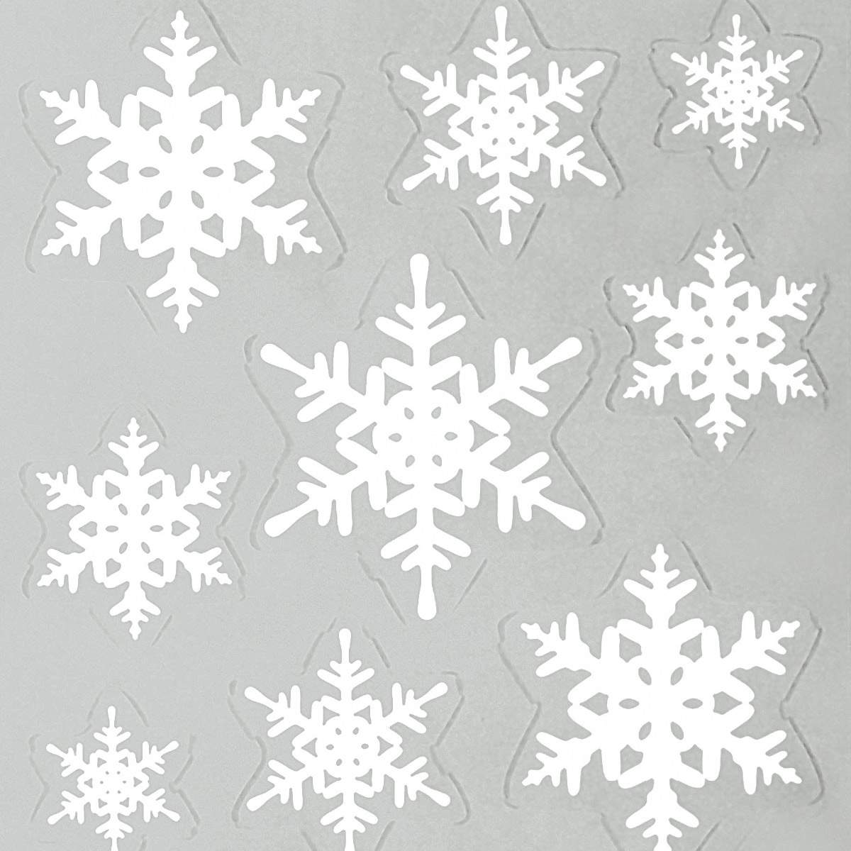 スノーフレークウインドウシール