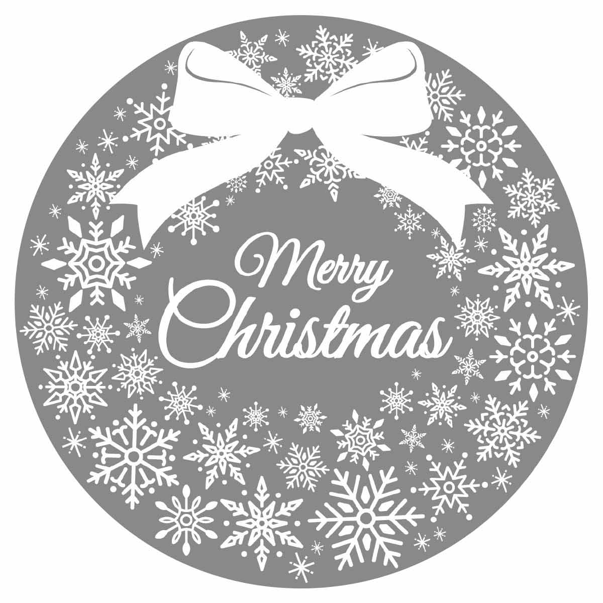 ウインドウシール スノーリース［ストエキオリジナル］