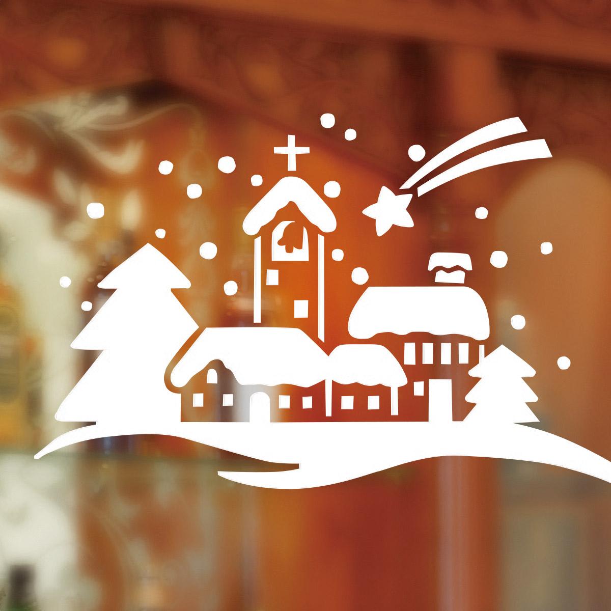 スノースプレー用型紙 M 雪景色