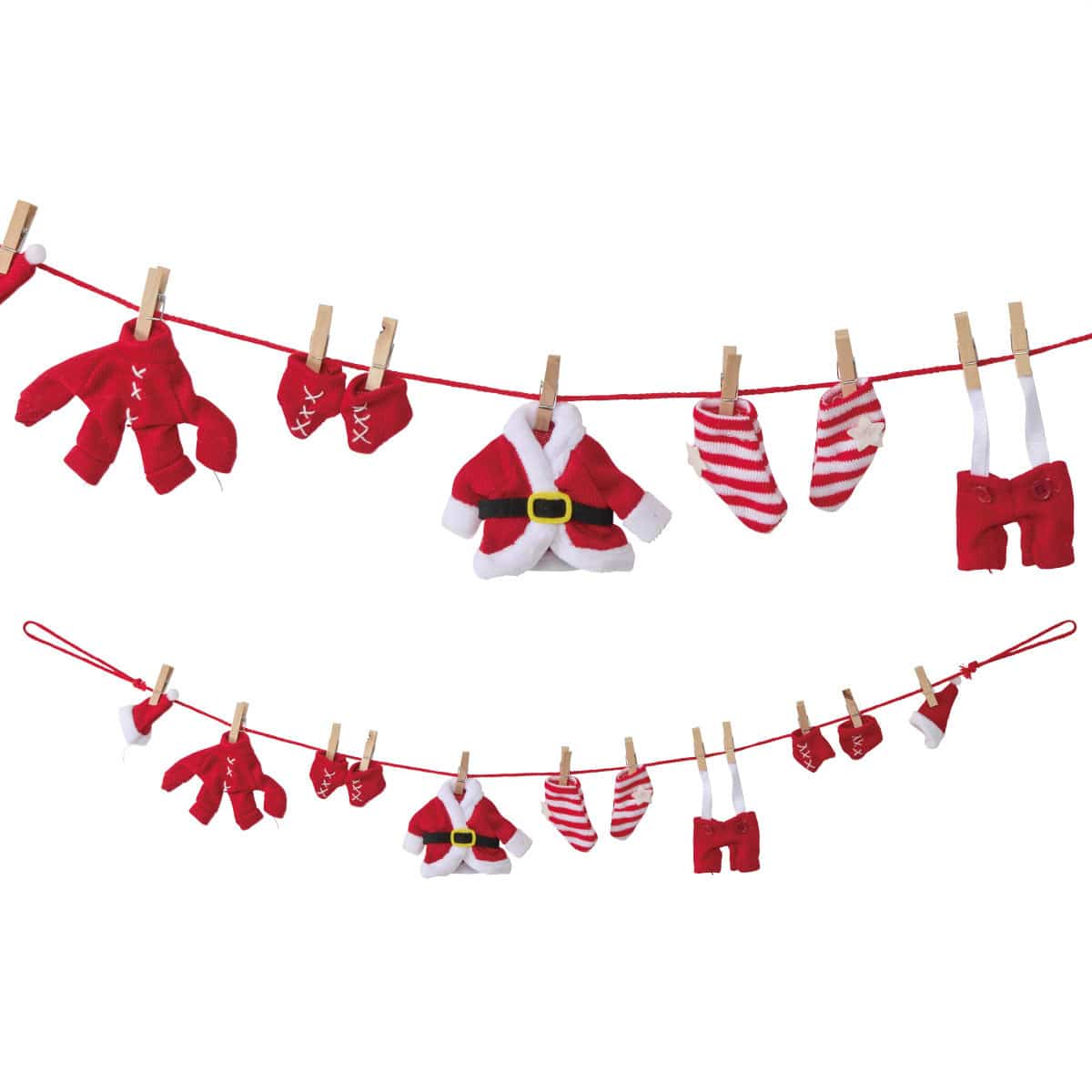 サンタ服クリスマスガーランド