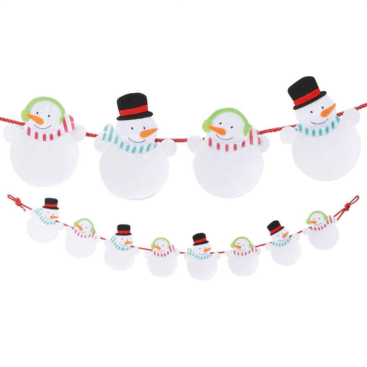 クリスマス フェルトガーランド スノーマン145cm