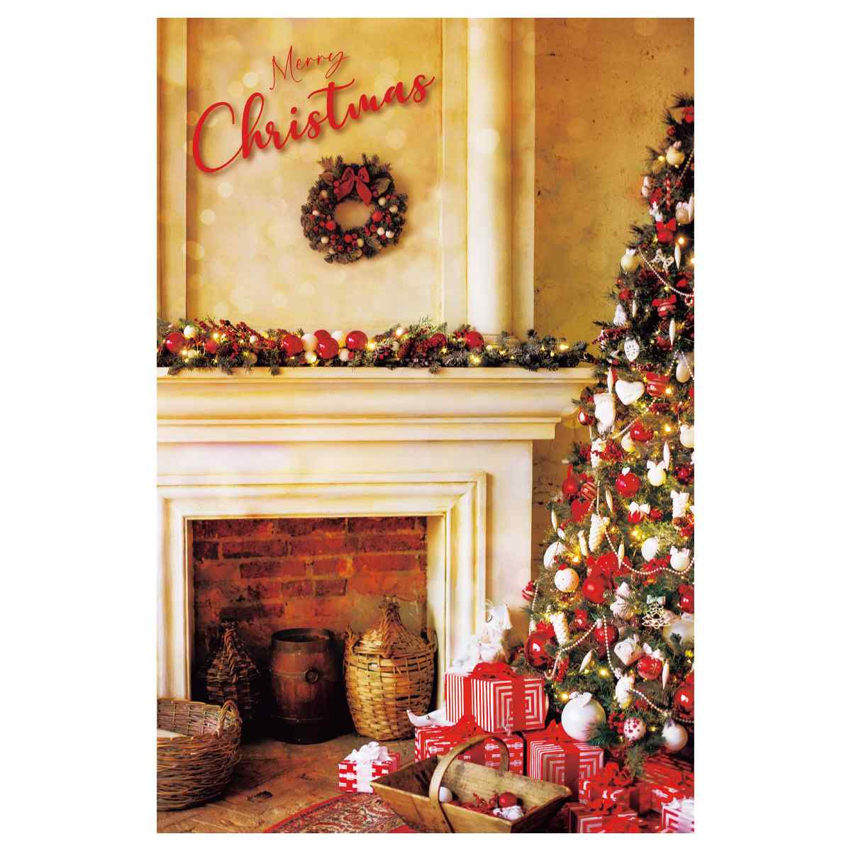 バックグラウンドシート クラシッククリスマス145×220cm