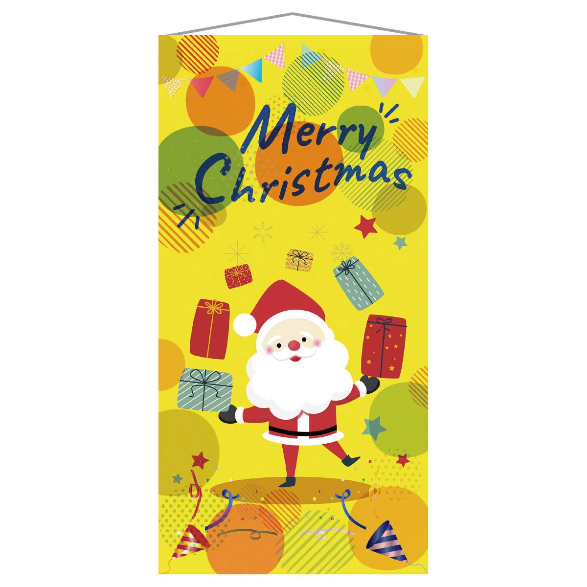 タペストリー わくわくサンタ