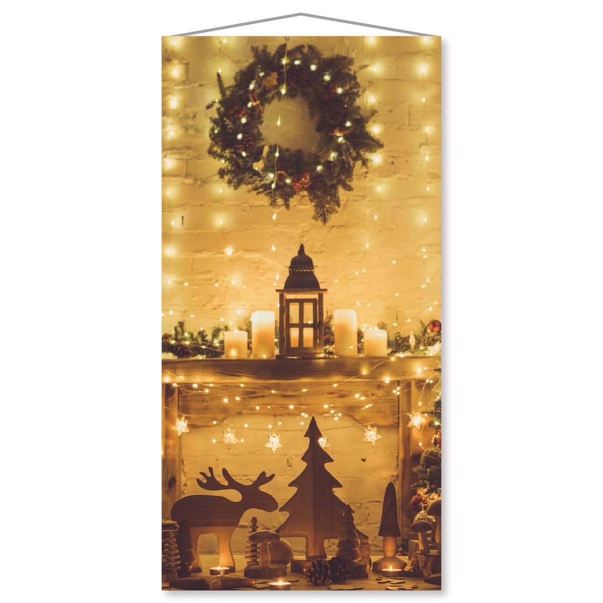 タペストリー クリスマスゴールド