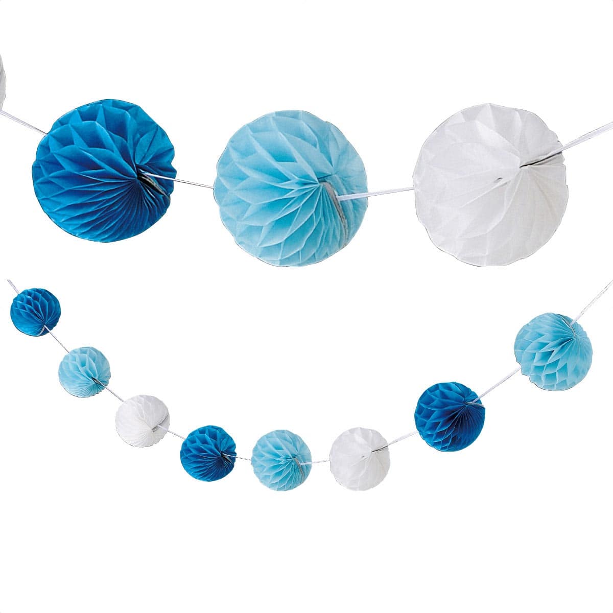 ウィンターハニカムボール ガーランド