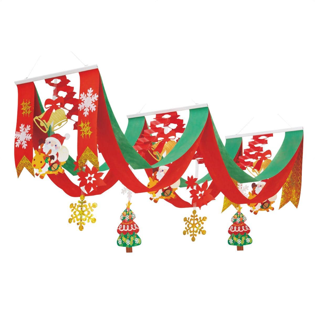 ハッピークリスマスデラックスペナント