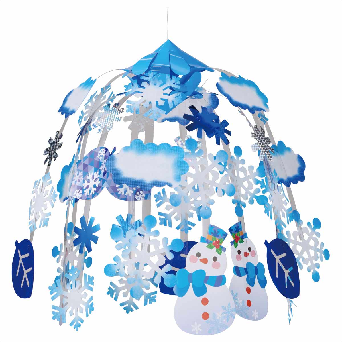 もこもこウィンター2段 センターハンガー60cm