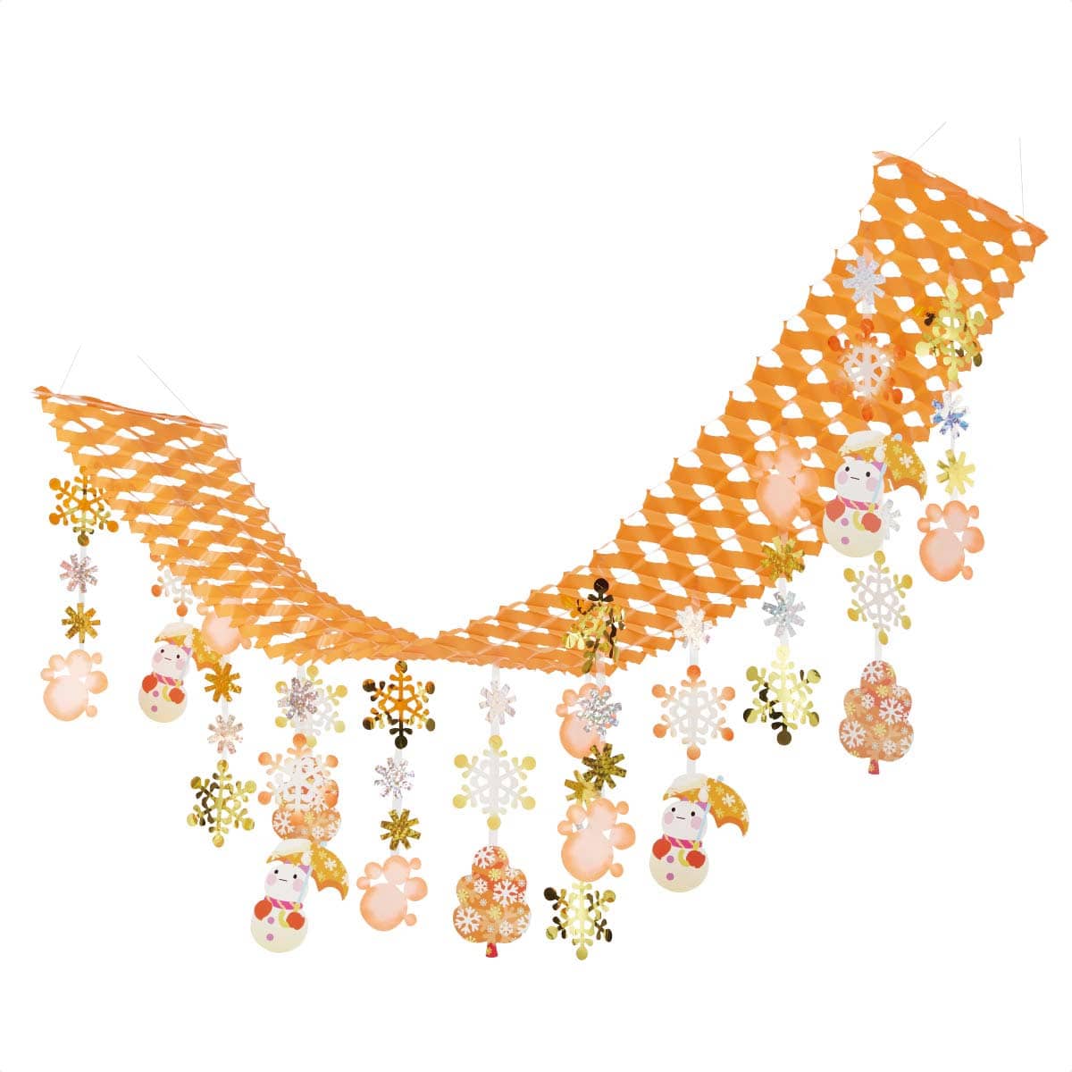 ウォームほっこり雪だるま プリーツハンガー