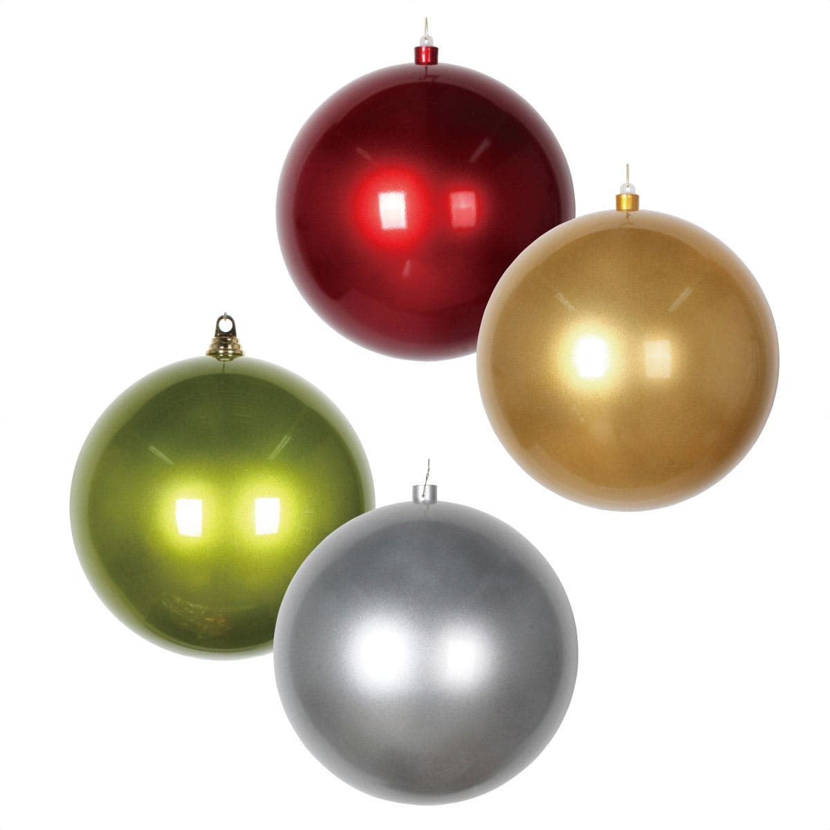 4個 ビッグオーナメントボール 25cm