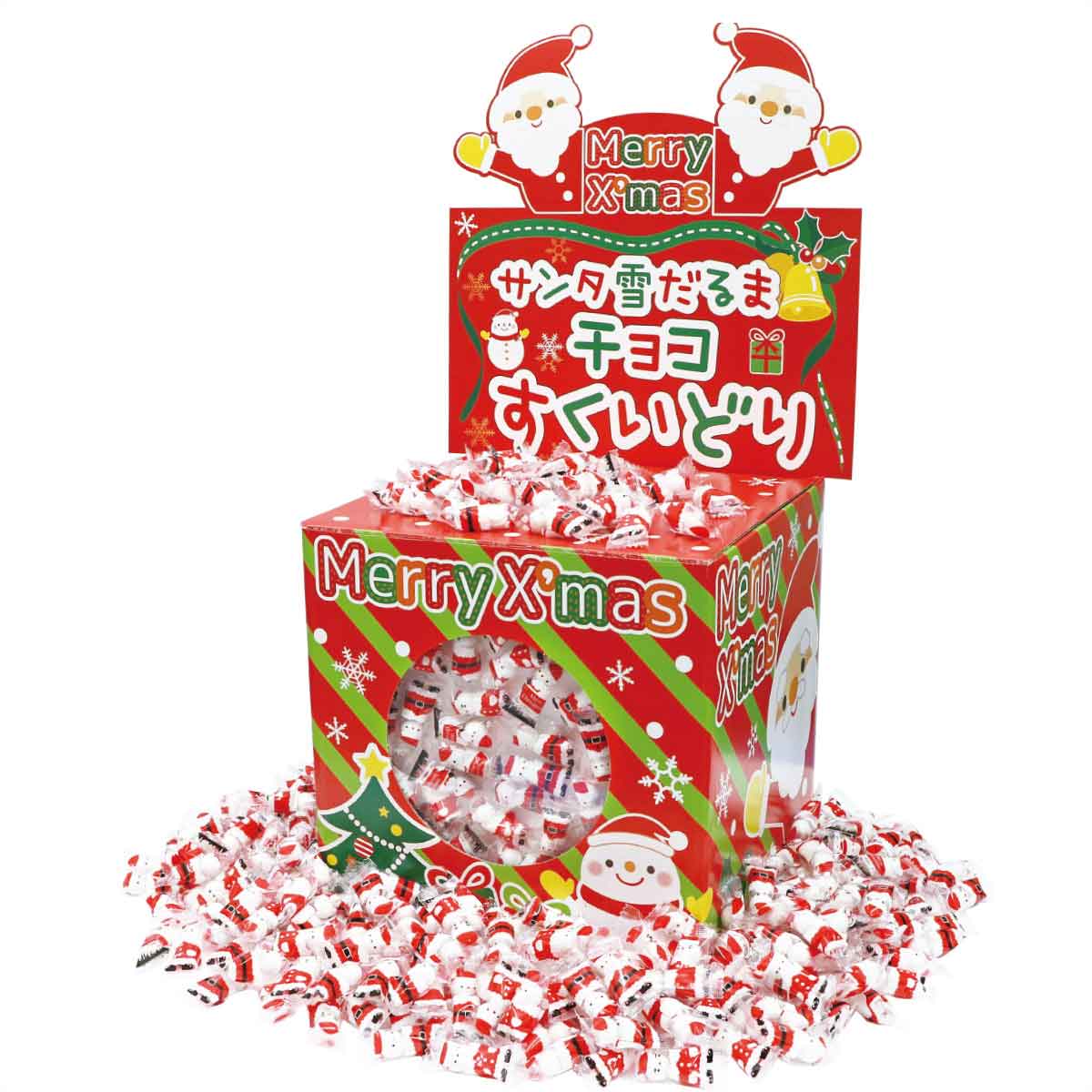 約100人用 サンタ雪だるまチョコすくいどり