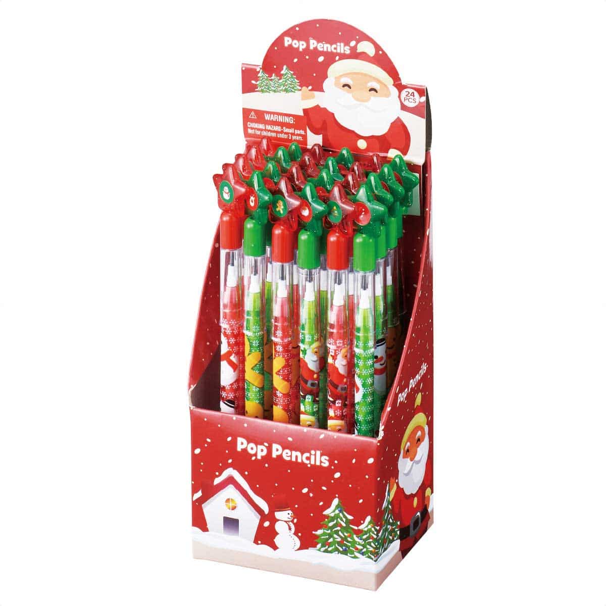 24本 キャラクターロケットペンシル