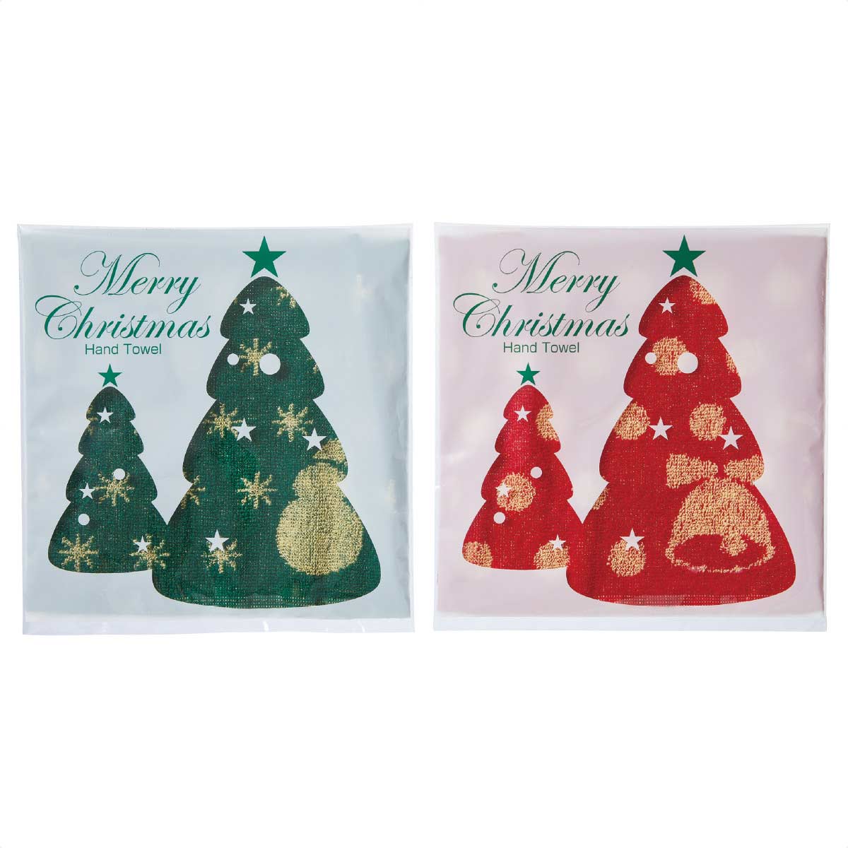 100枚 クリスマス･ジャガードタオルハンカチ
