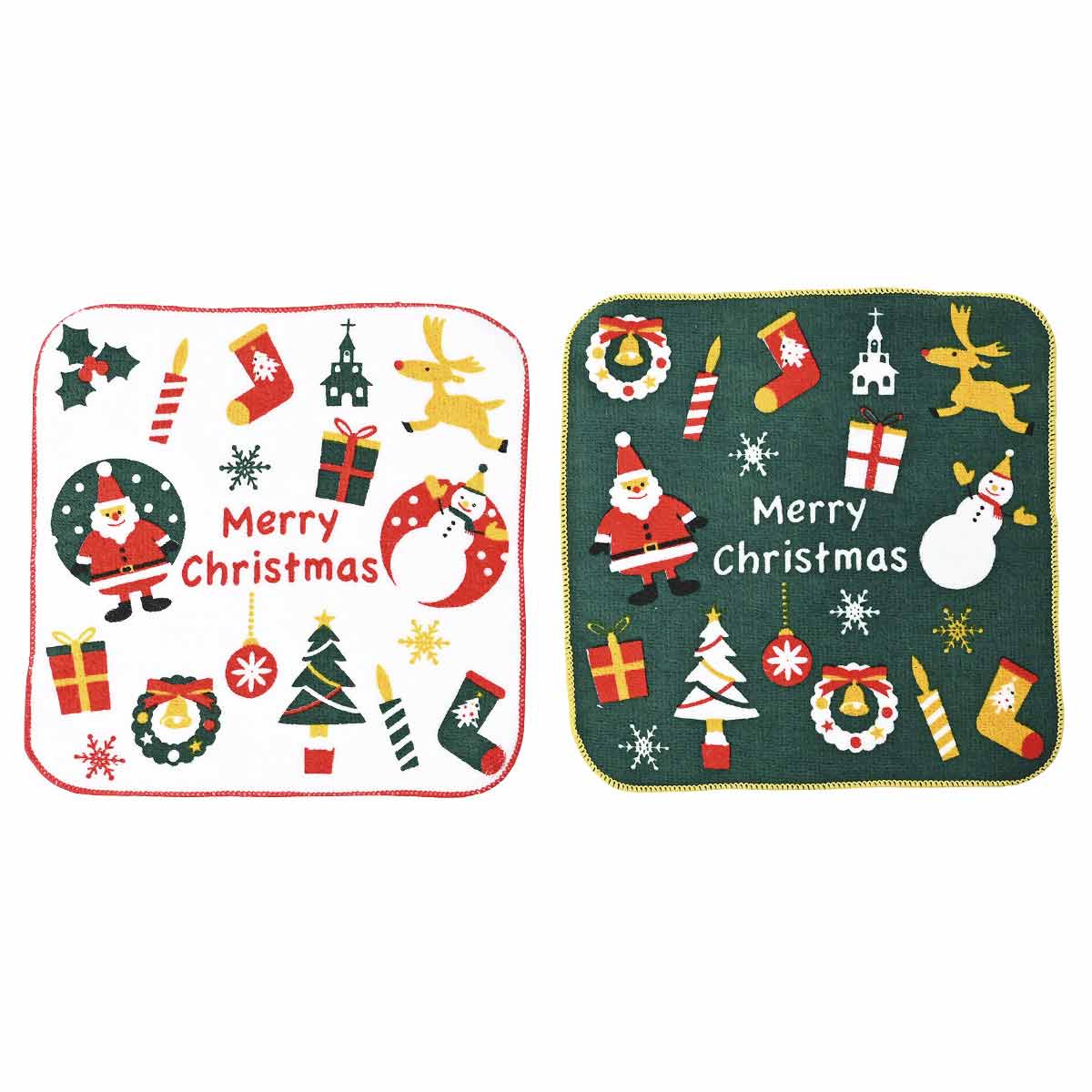 200枚 クリスマスノエル タオルハンカチ