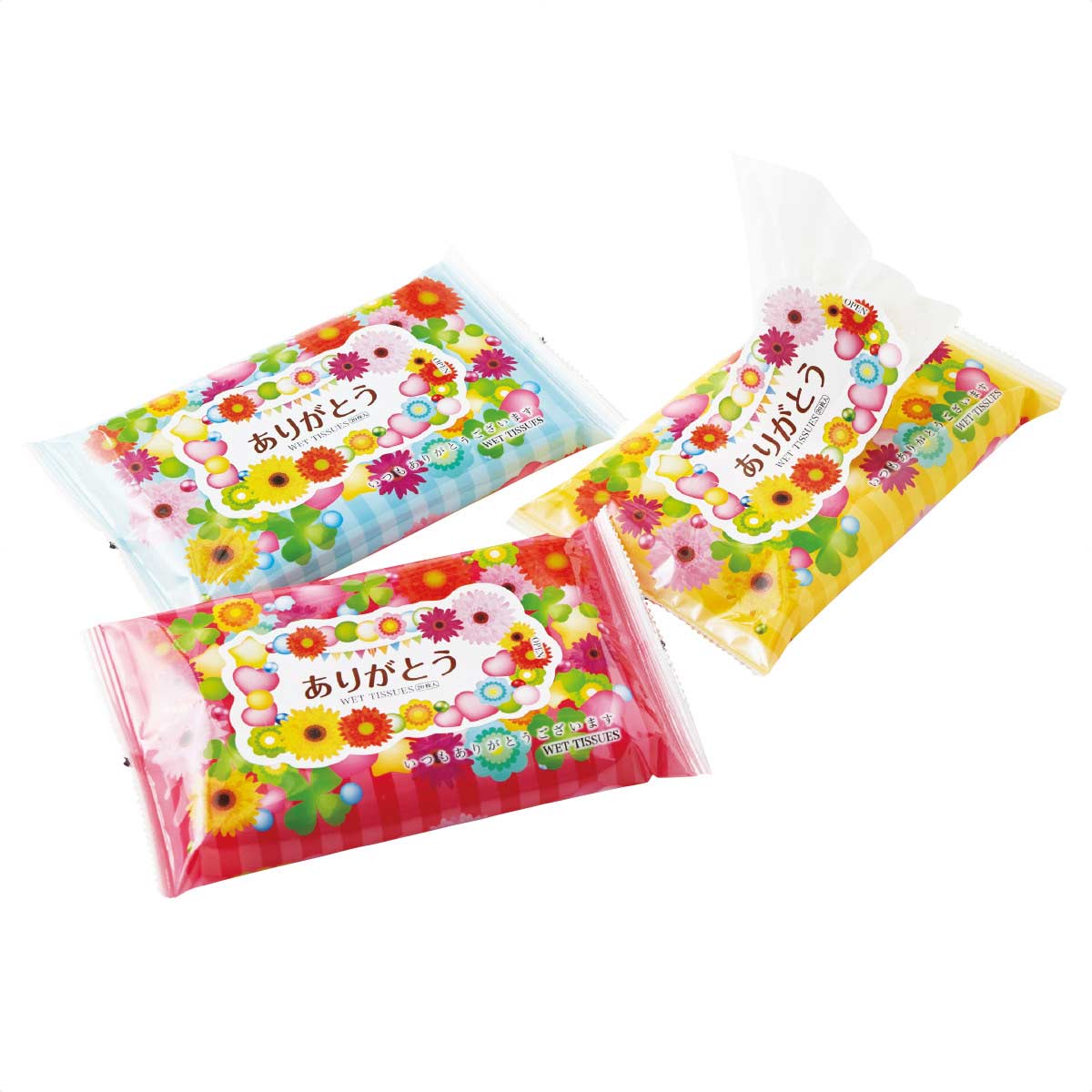 100個 ありがとう大判ウェットティッシュ20枚