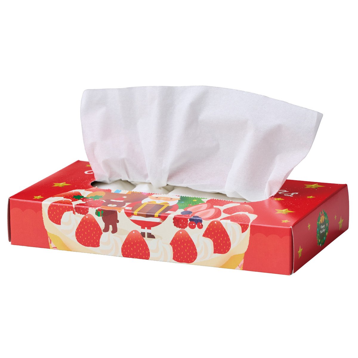 100個 サンタボックスティッシュ