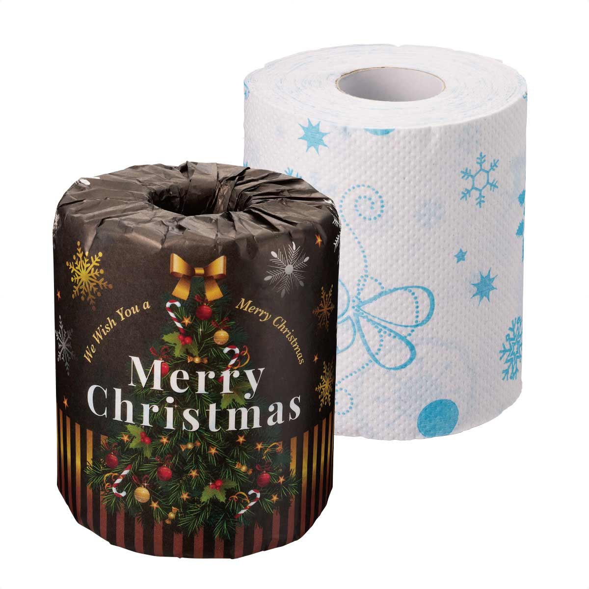 100個 クリスマストイレットペーパー