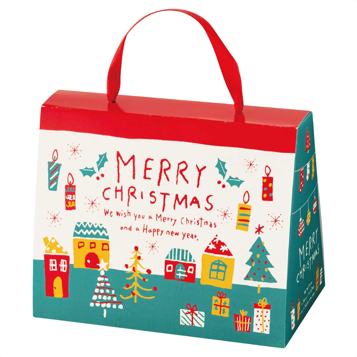 10枚 バッグ型ギフトボックス クリスマス ドリーム