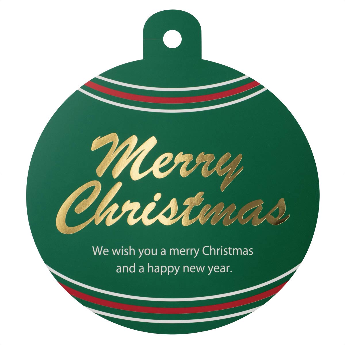 30枚 クリスマスタグ オーナメント グリーン