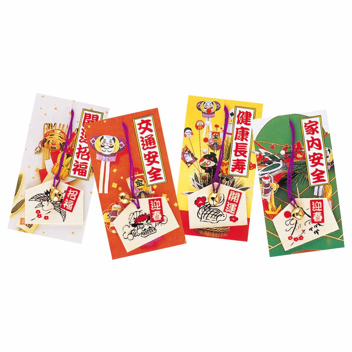 300個 招福開運絵馬(鈴付き)
