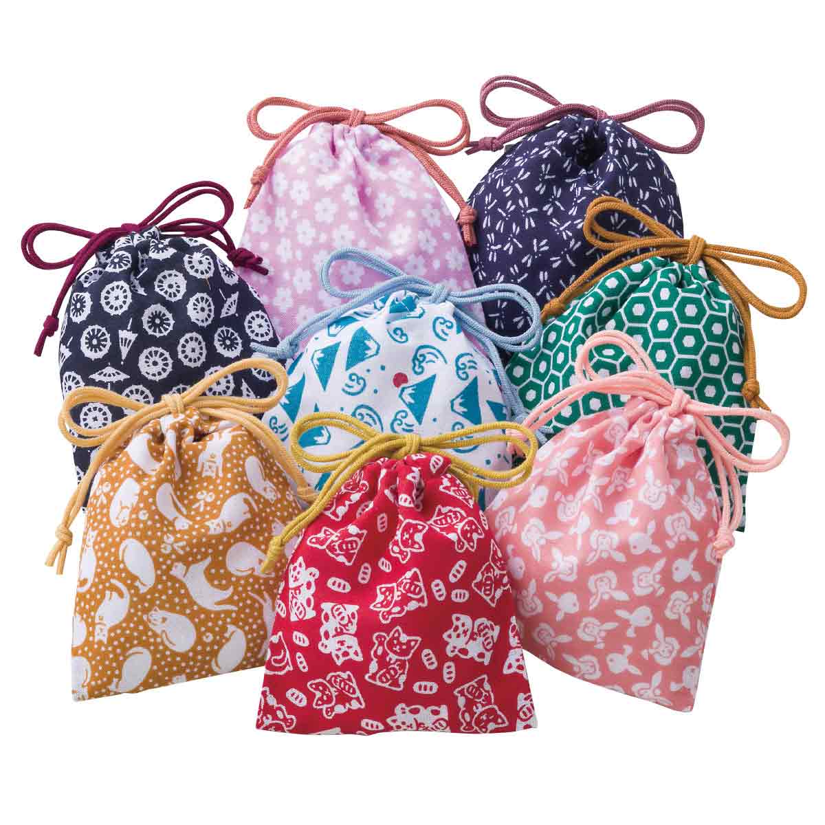 80個 こもん巾着