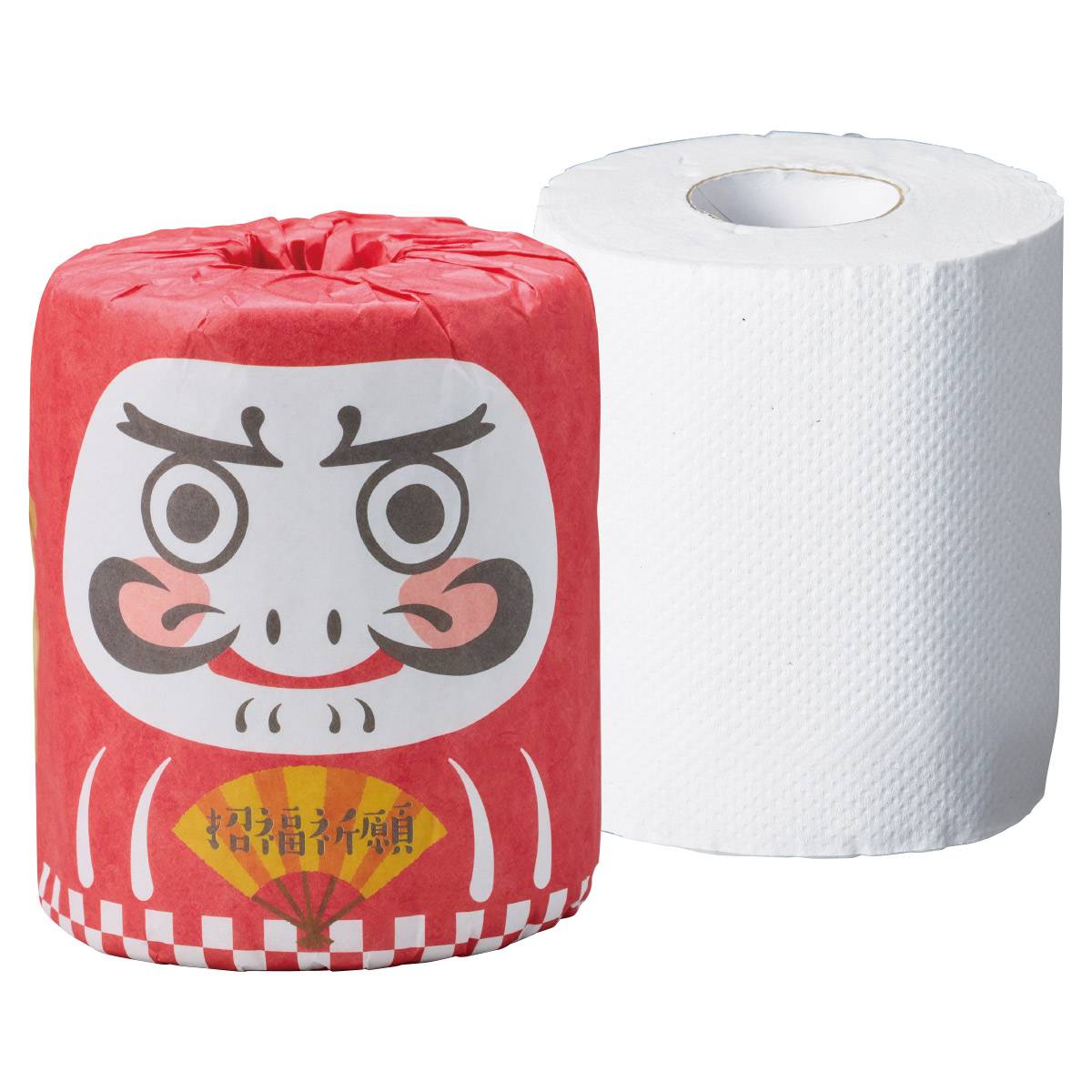 100個 招福だるまトイレットペーパー