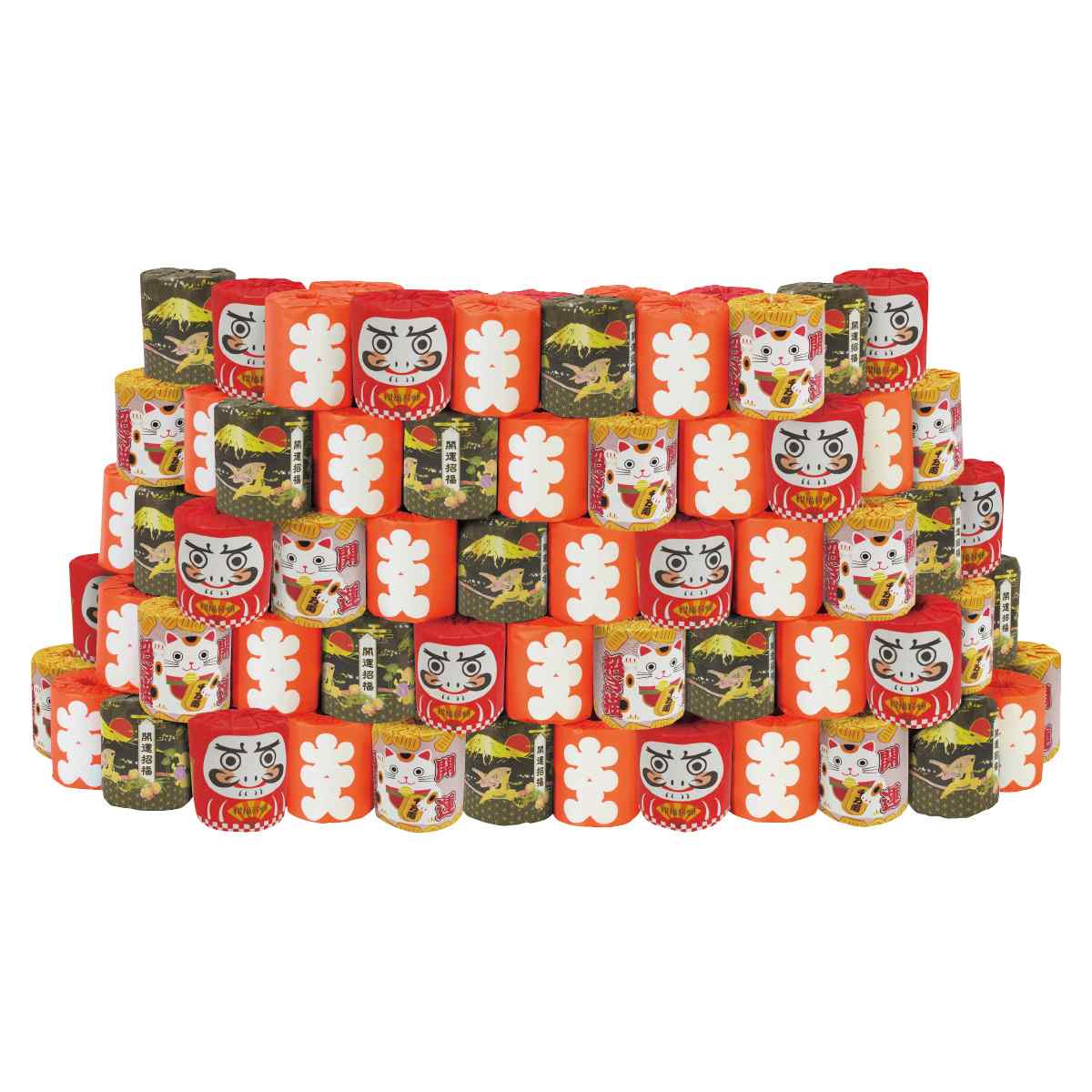 約30人用「招福トイレットペーパー」サイコロ出た目の数だけプレゼント