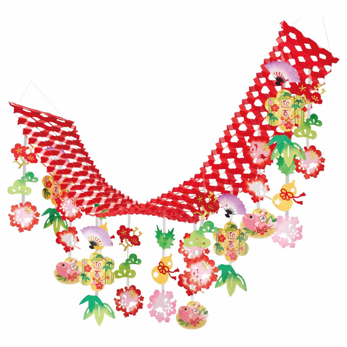 めでたいお正月プリーツハンガー