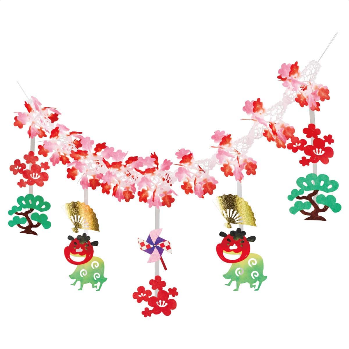 お正月獅子舞ガーランド