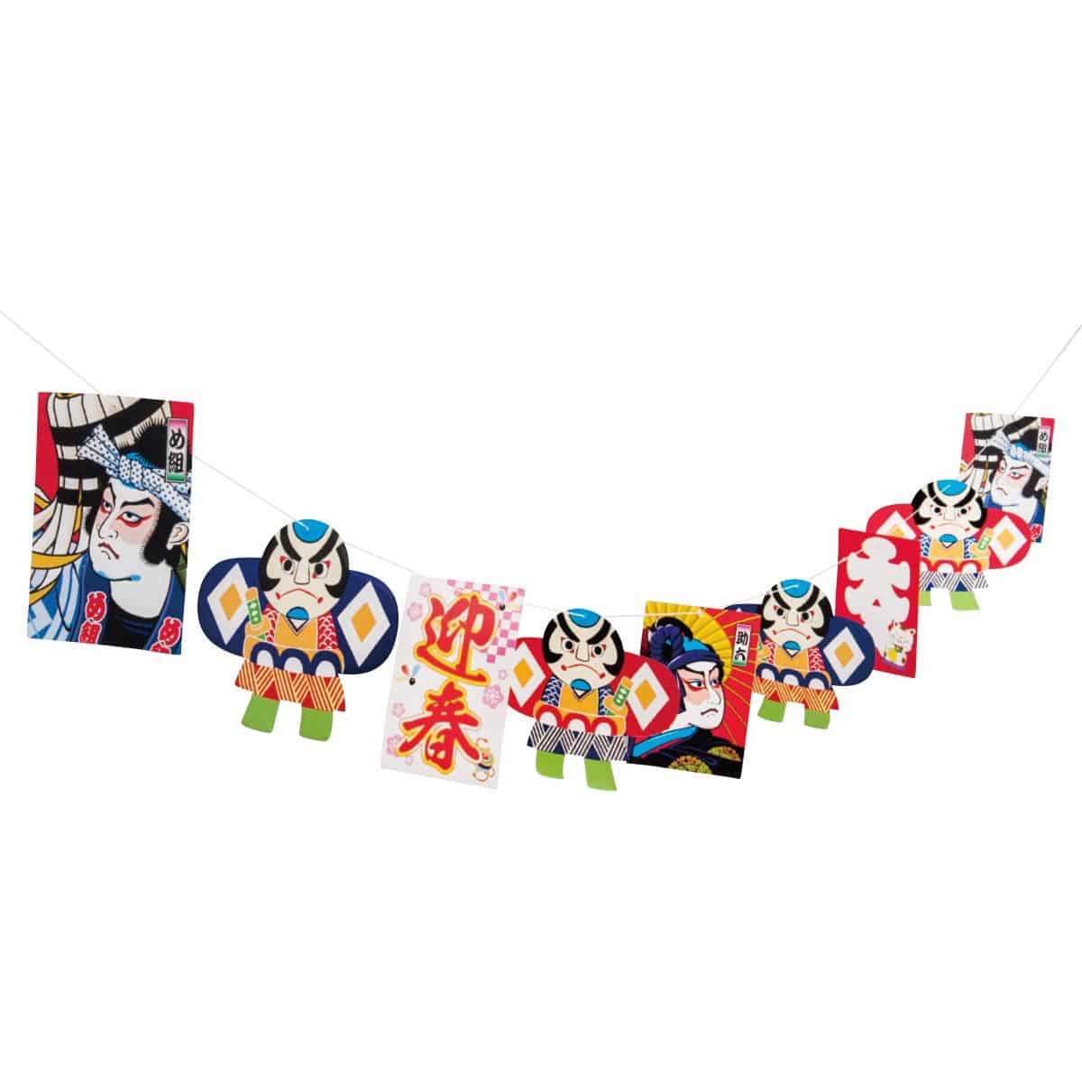 迎春凧ガーランド 
