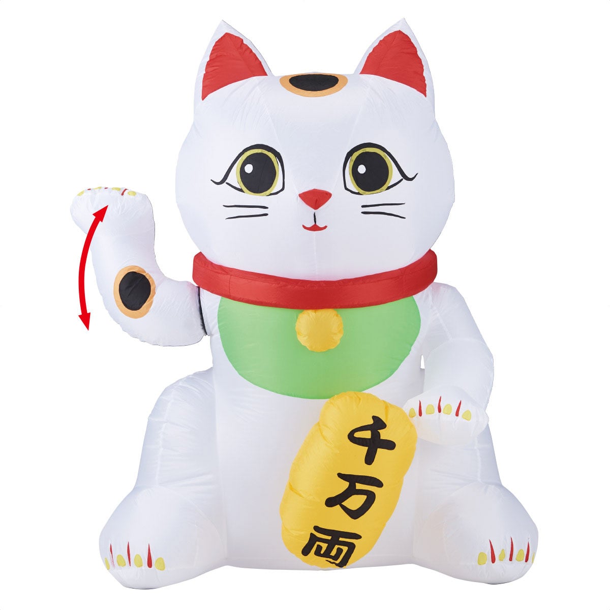 エアブロードール ムービング招き猫 高さ155cm