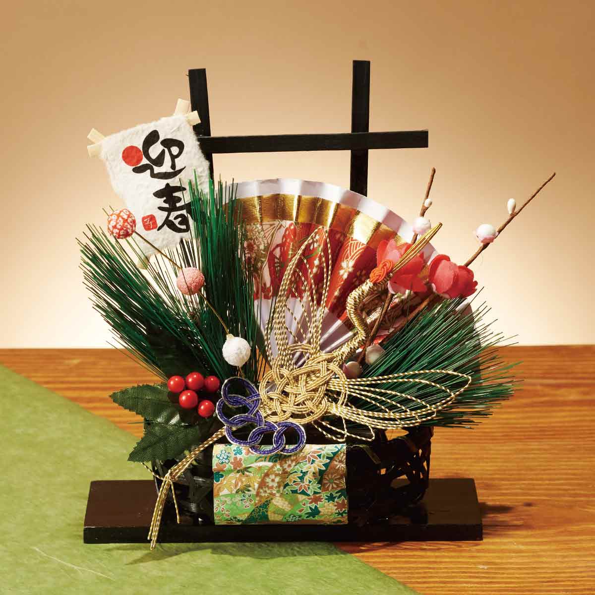 迎春鶴飾り 幅20cm［ストエキオリジナル］