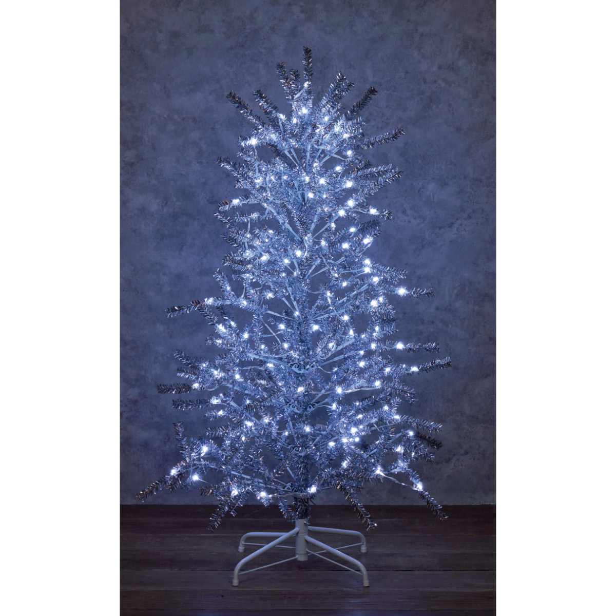 LEDティンセルクリスマスツリー120cm