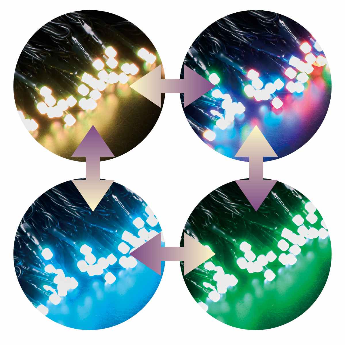 LED100球ストリングライト