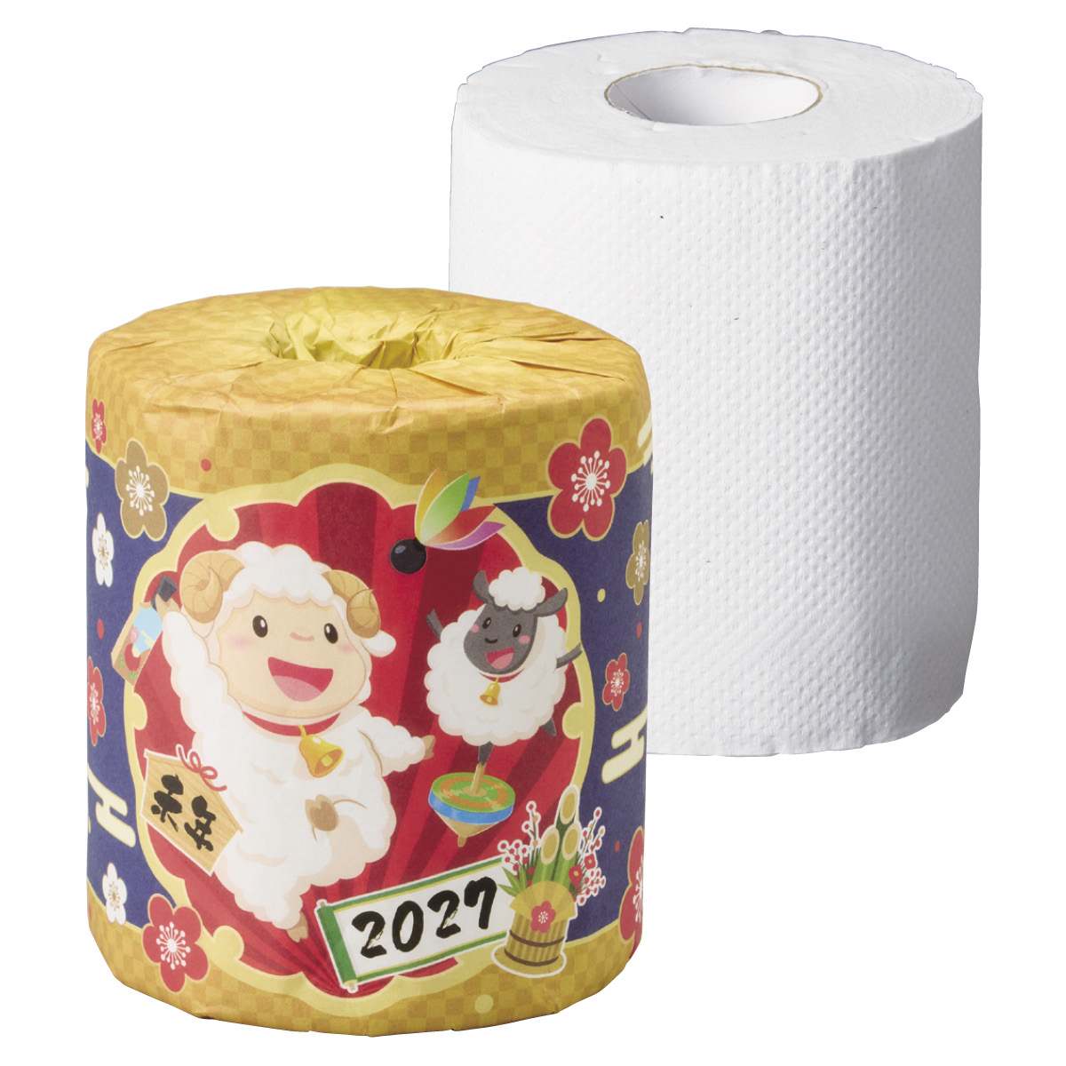 100個 干支トイレットペーパー(ひつじ)