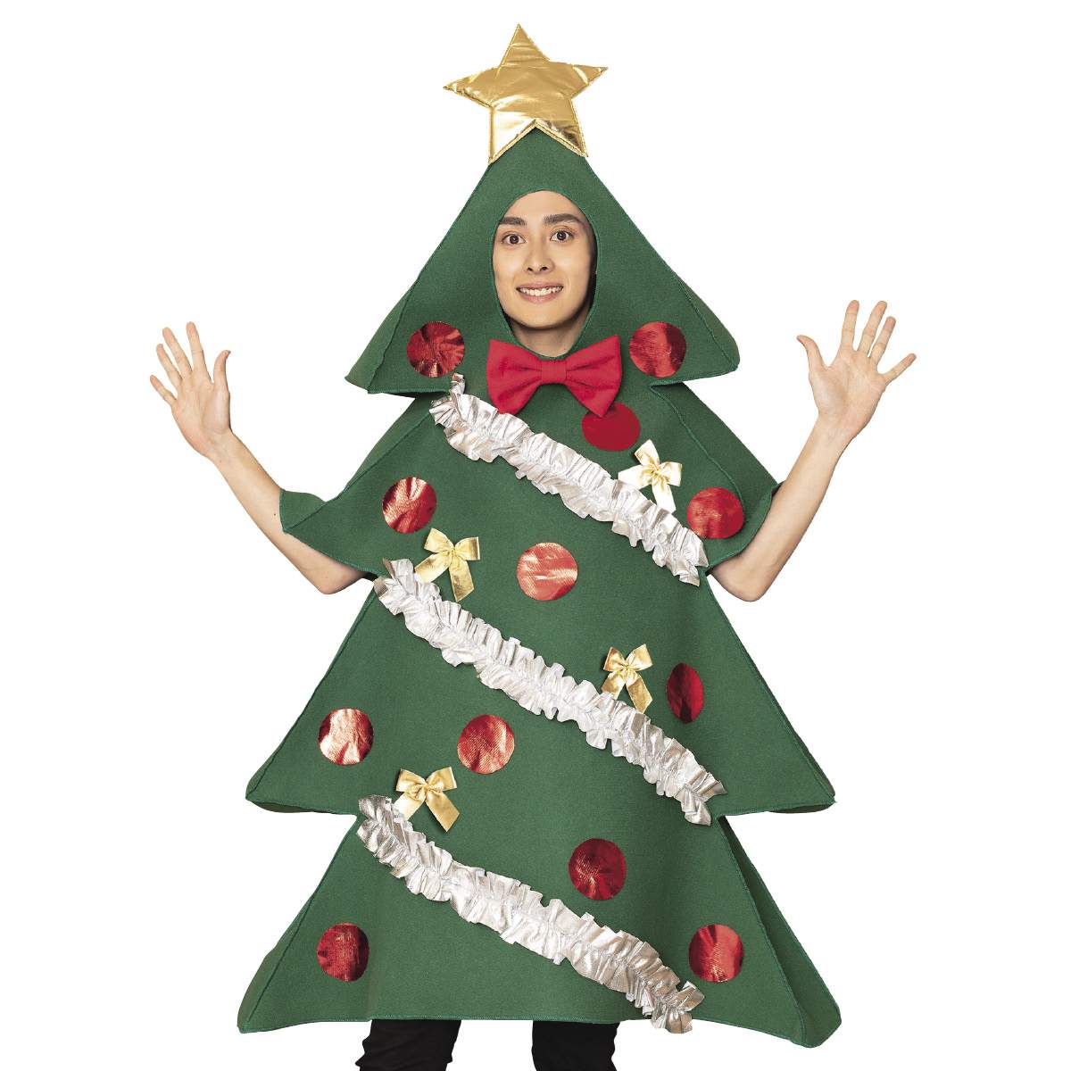 スーパークリスマスツリーマン着ぐるみ大人用フリー