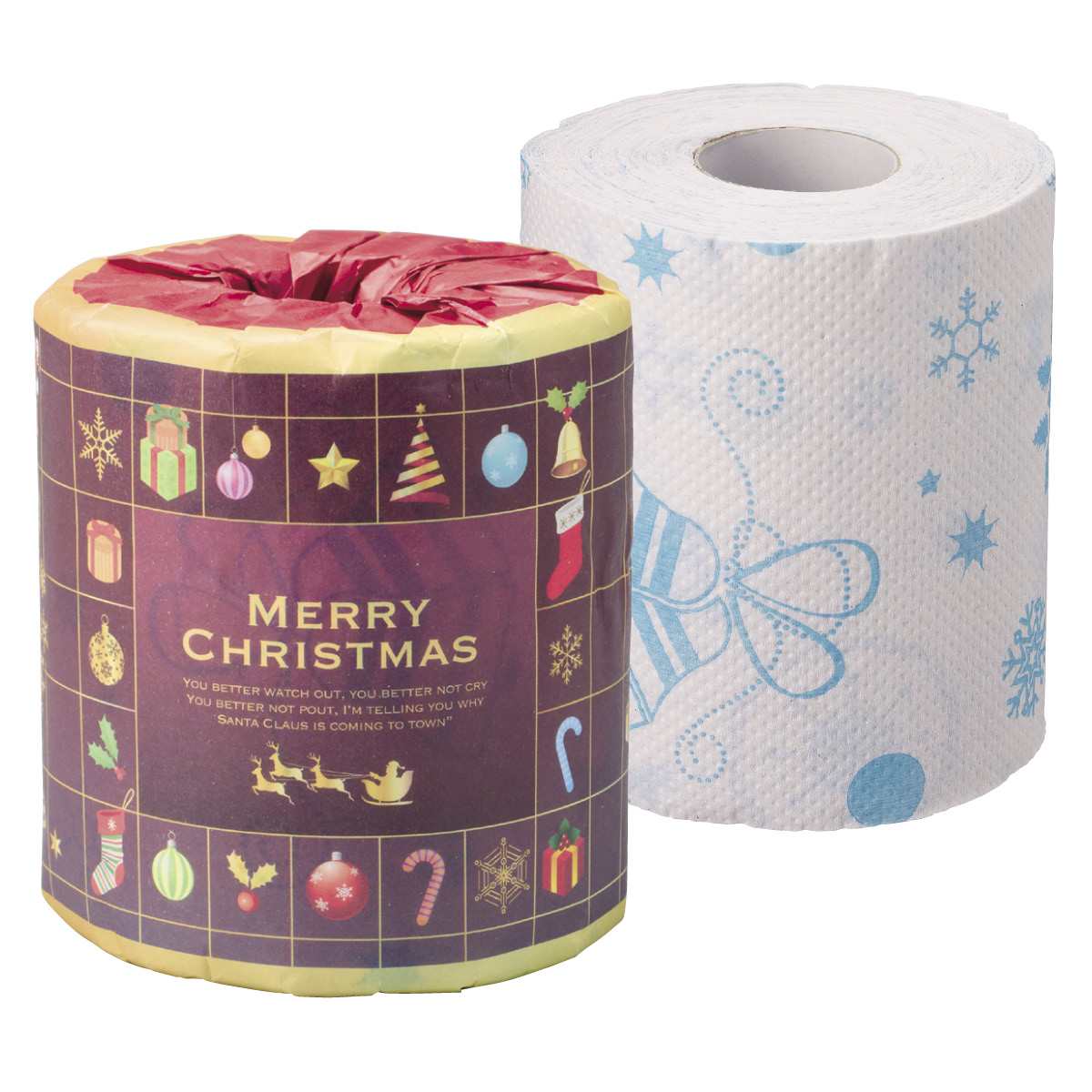 100個 クリスマストイレットペーパー
