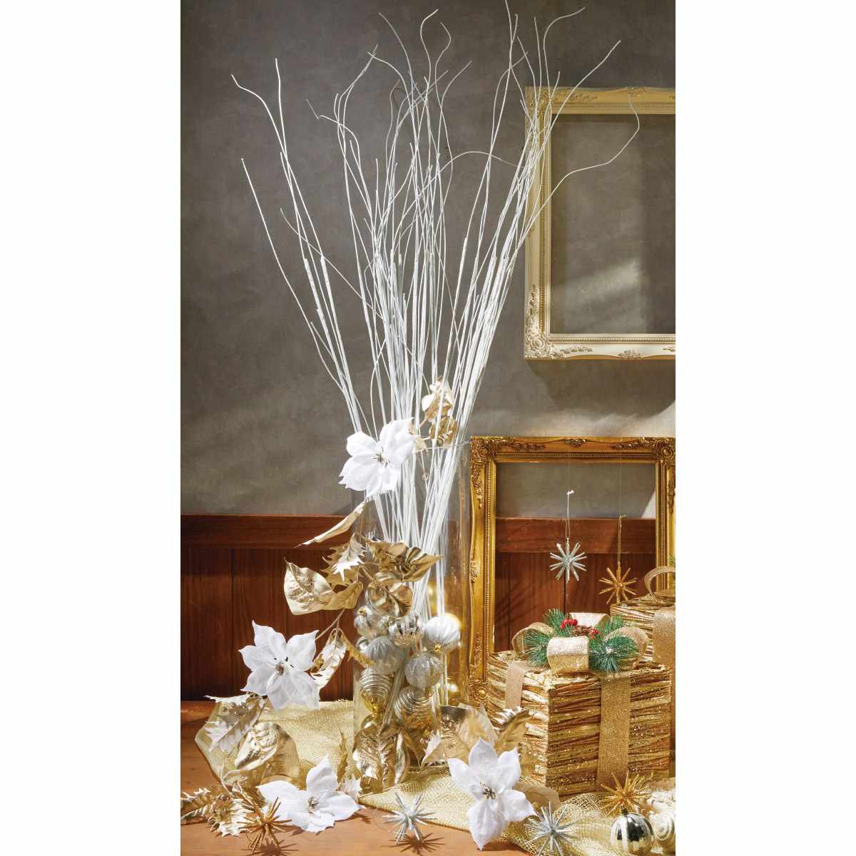 24本 ホワイトブランチ 120cm