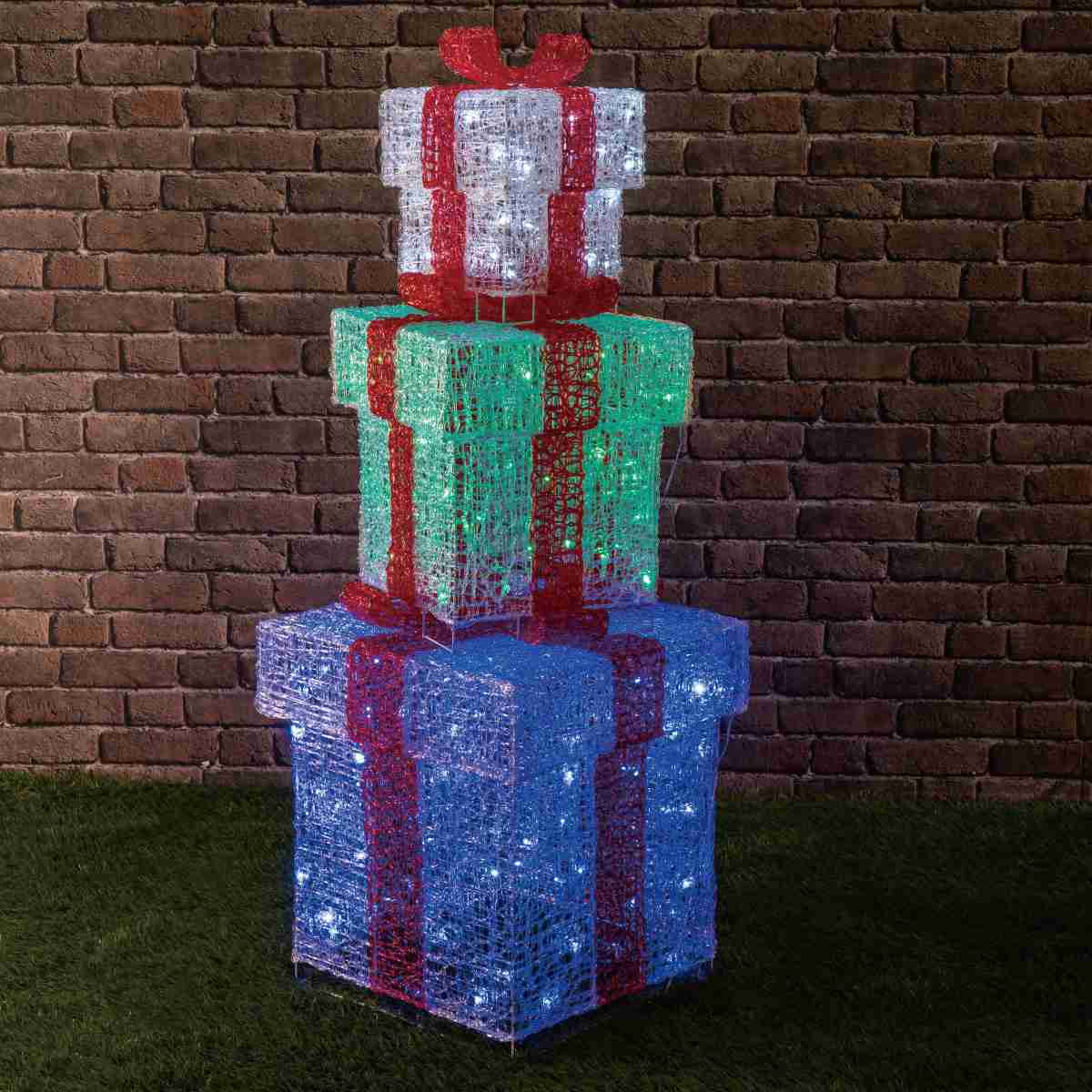 LED 3連ライト クリスタルスタッキングプレゼントボックス