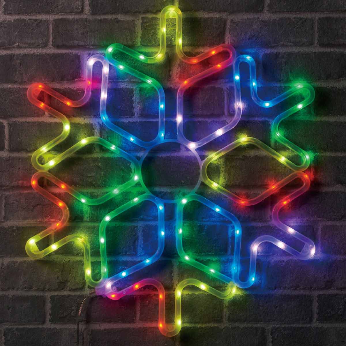 LEDモチーフライト スノーフレーク 高さ58cm