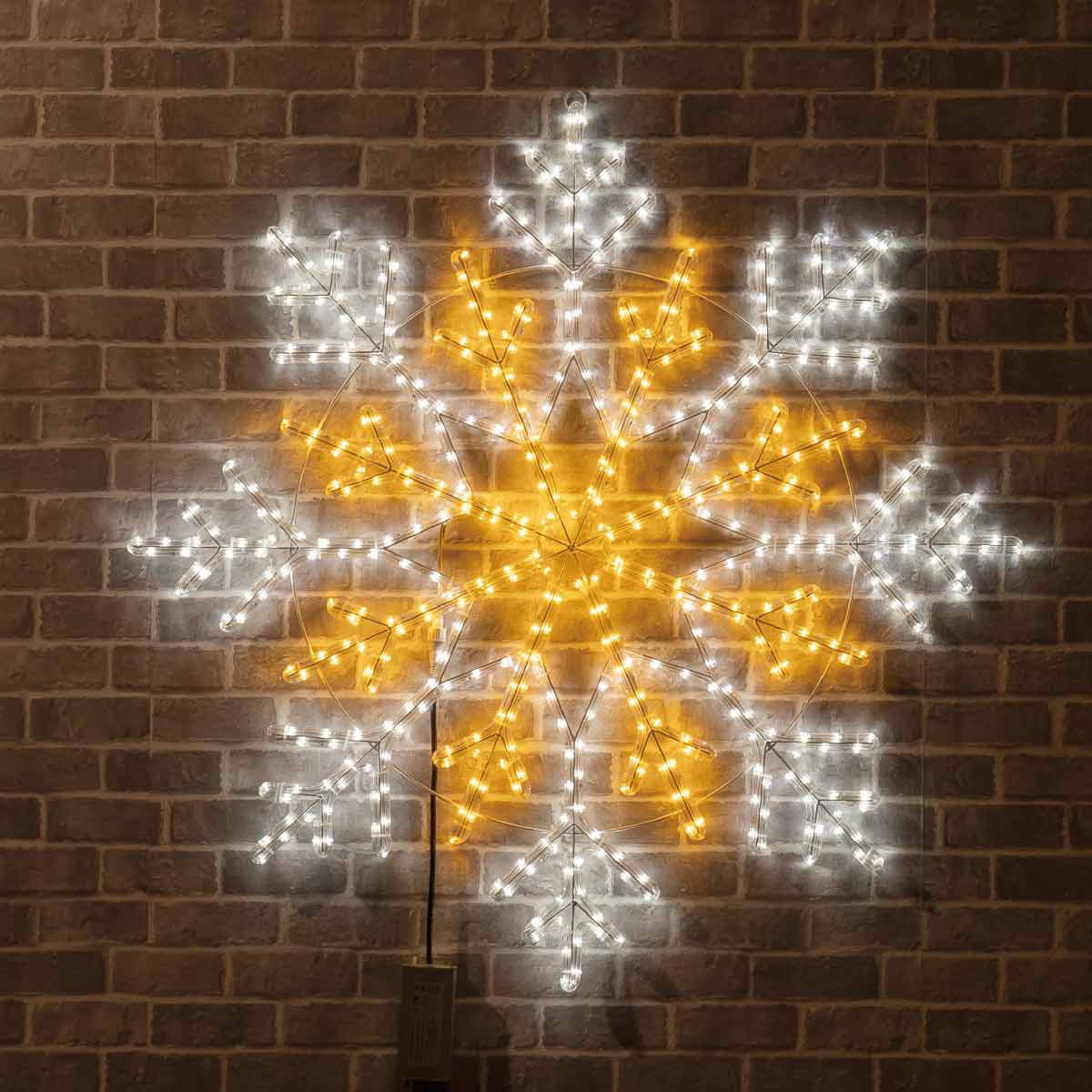 LEDスノーフレークライト 高さ107cm