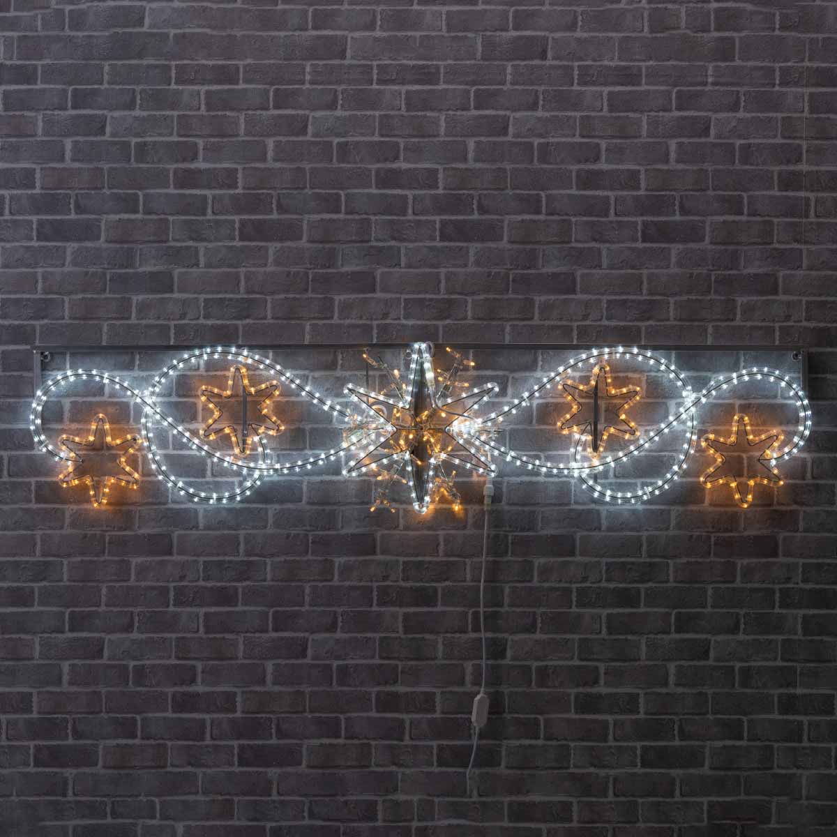 LEDビックモチーフライト スター 幅180cm