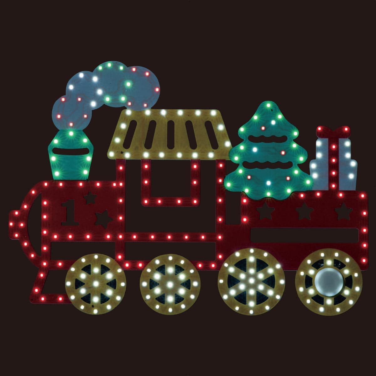 LED(SMD)モチーフライト クリスマストレイン 幅40cm