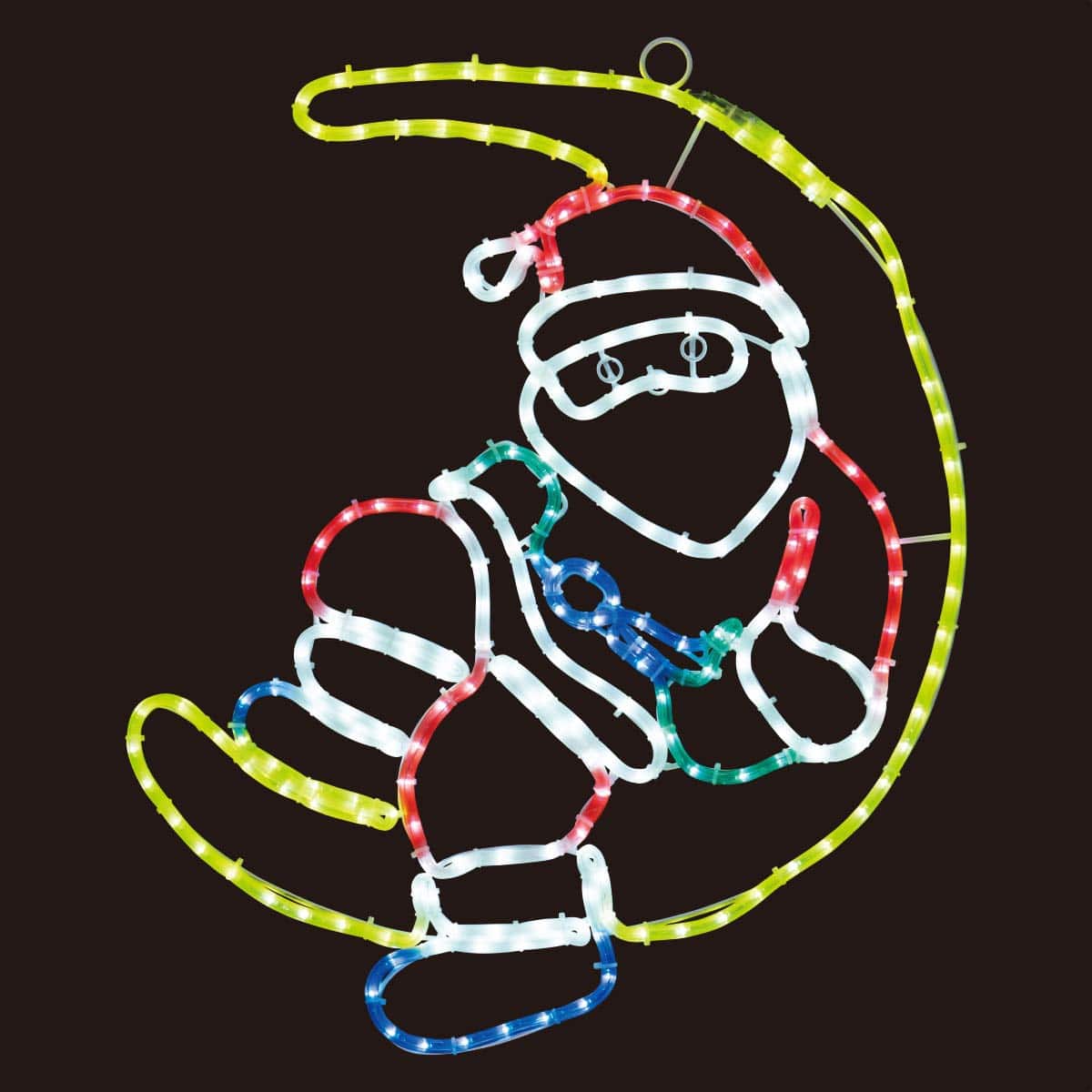 LEDチューブライト ムーンサンタ 高さ70cm