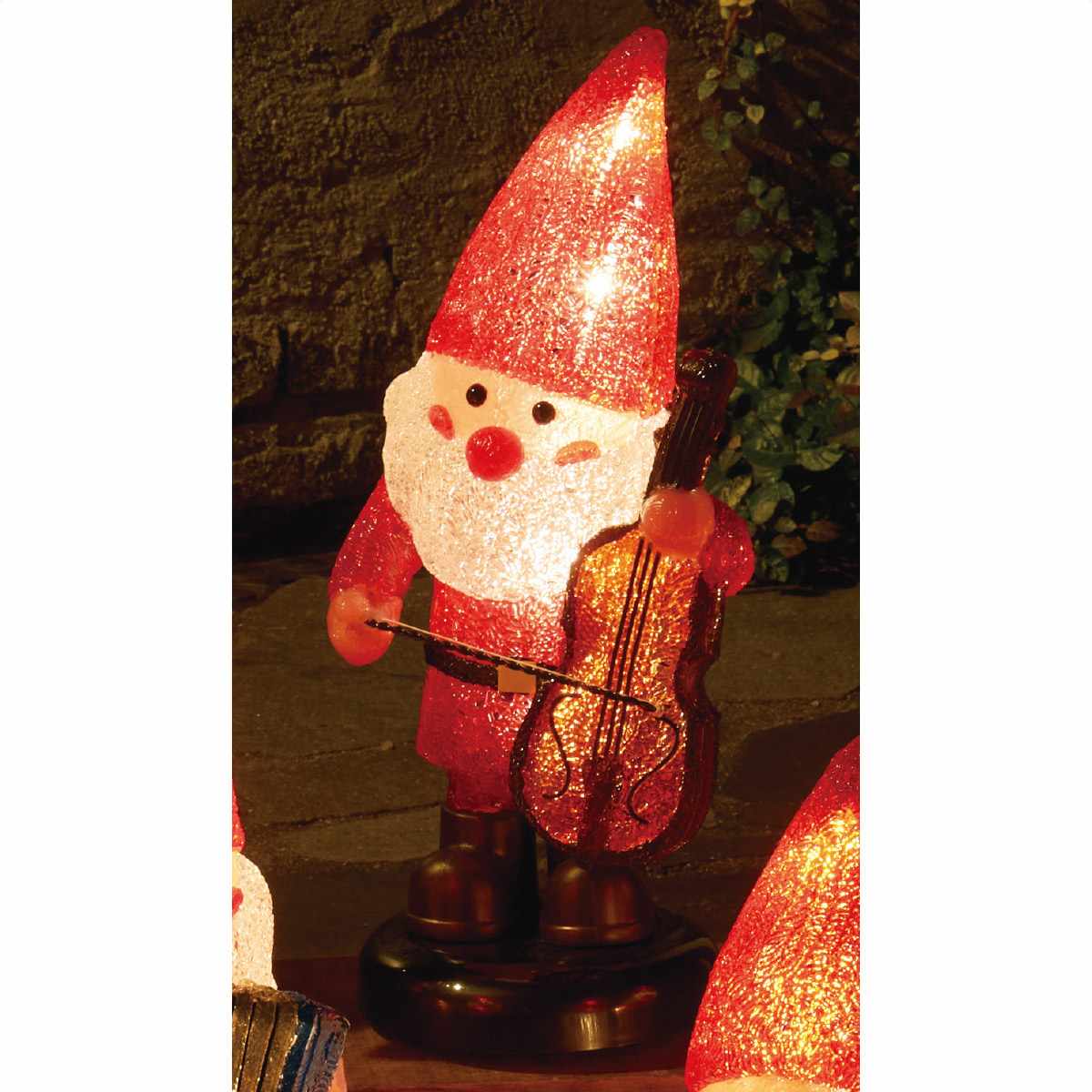 LEDモチーフライト【サンタの森】チェロ 高さ51cm