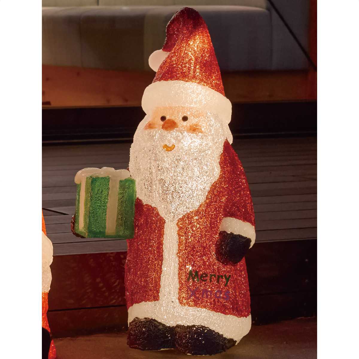 LEDモチーフライト【サンタの森】プレゼント大