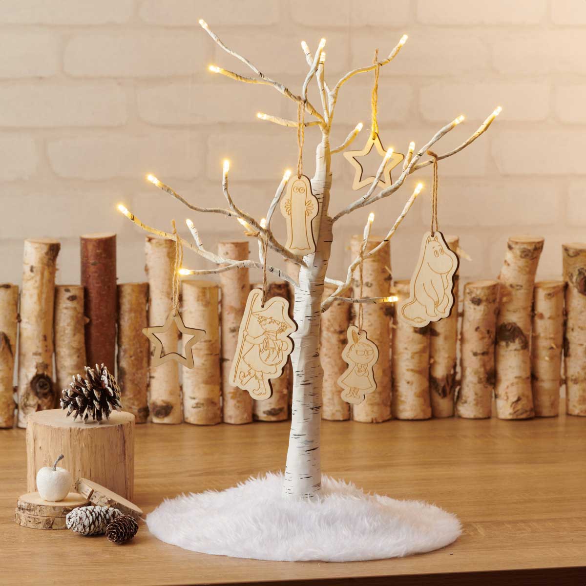 ブランチクリスマスツリー ムーミン谷のなかまたち ブランチツリーセット